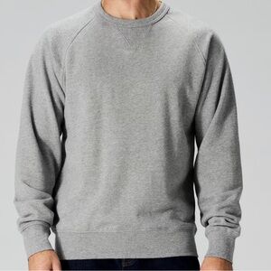 EUC Men’s Flint and Tinder Midweight Terry Crewneck Sweatshirt, Gray, Small